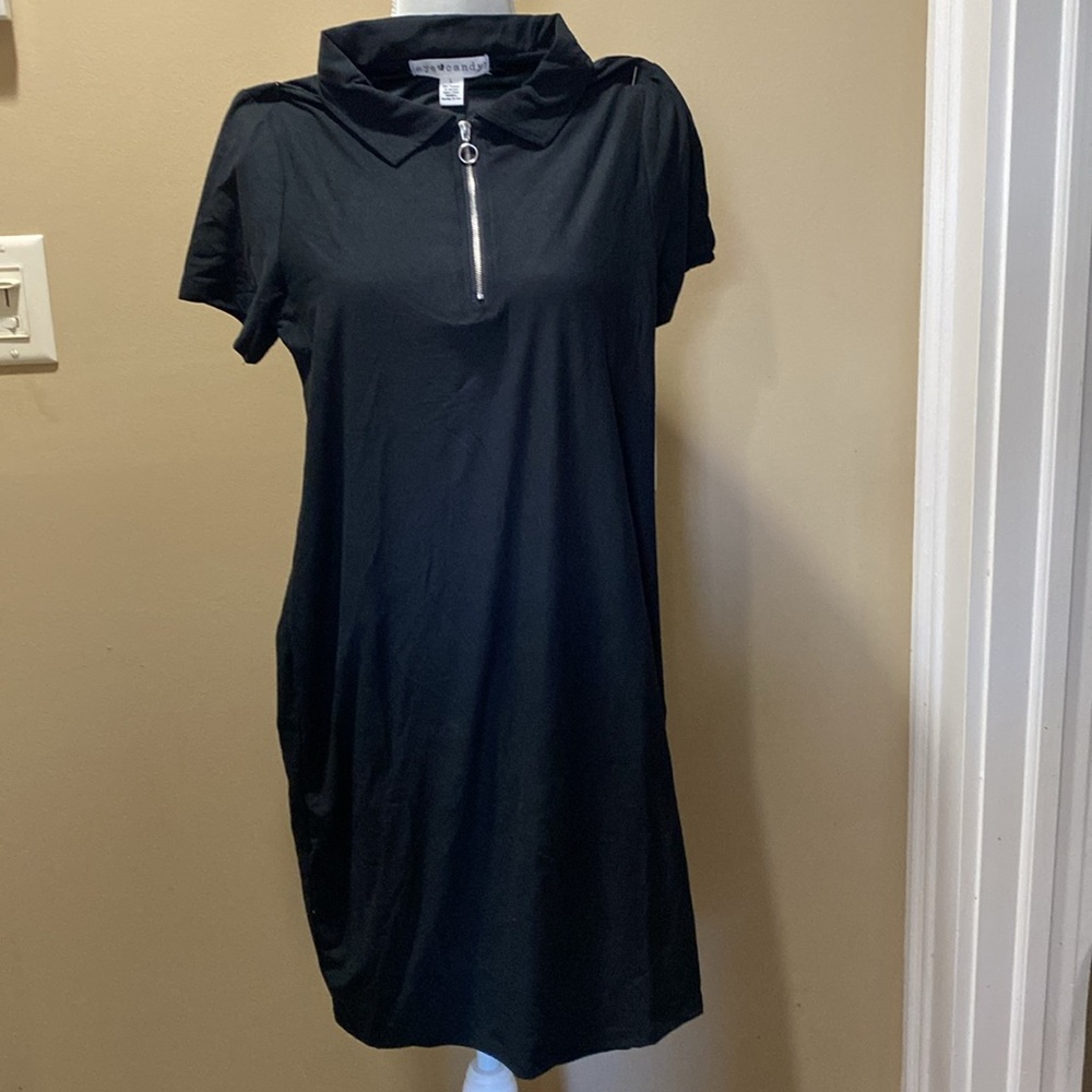 Candy black soft cocktail dress